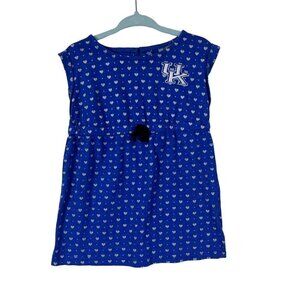 𝅺COLOSSEUM UK Wildcats Toddler Tunic Top Sleeveless Hearts Kentucky size 3T